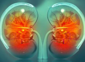 Illustration  of kidneys