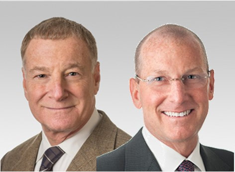 Headshots of Dr. Stephen Hanauer and Dr. Scott Strong