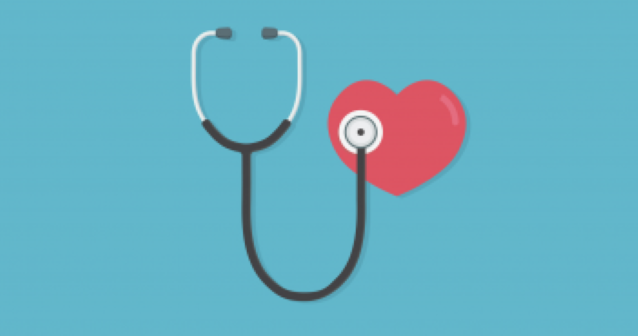 Stethoscope and heart illistration