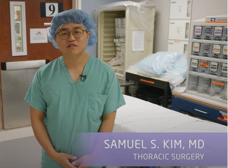 Samuel Kim, MD in Surgical Scrubs