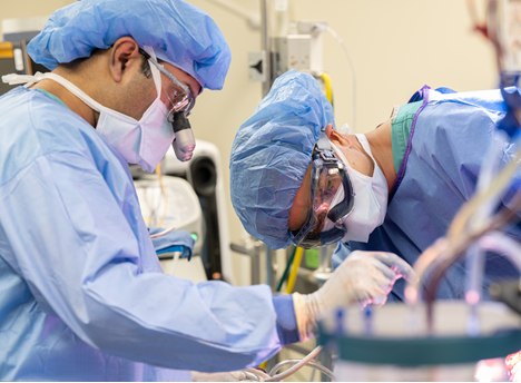 physicians performing surgery