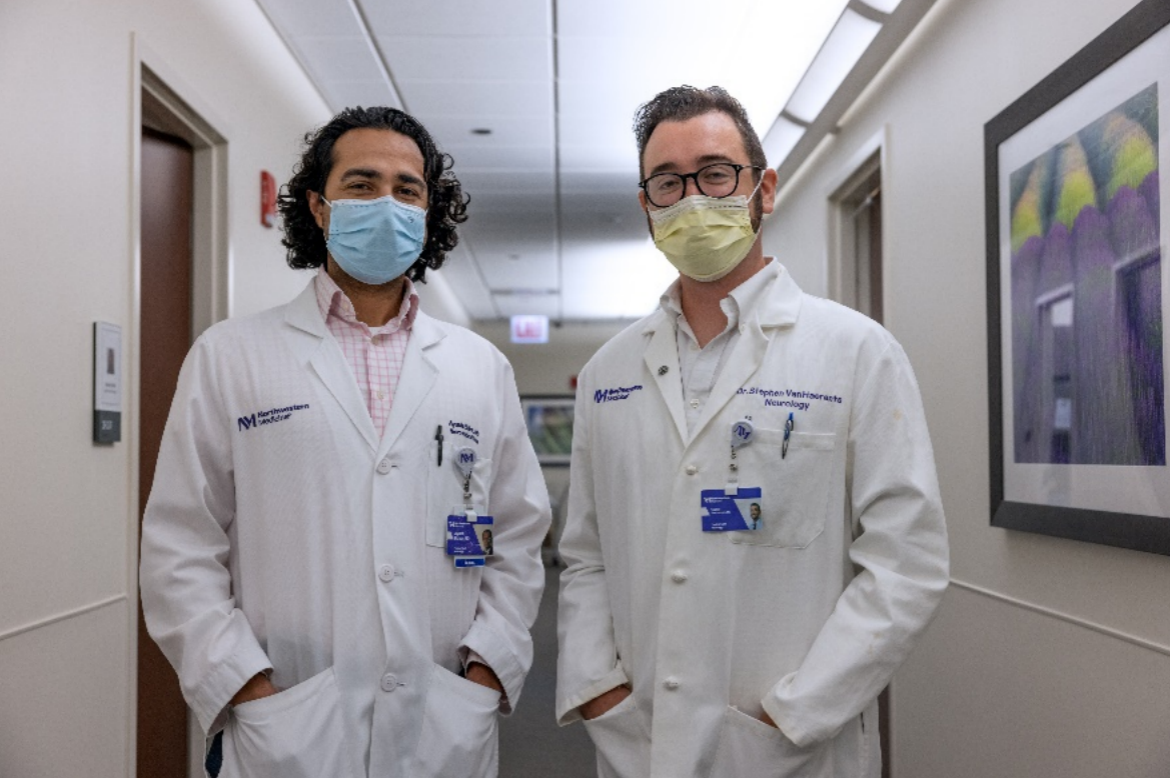 (Left) Ayush Batra, MD, and (right) Stephen VanHaerents, MD
