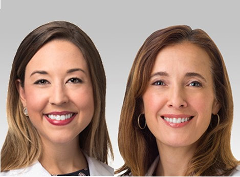 Headshots of Dr. Lisa VanWagner and Dr. Mary Rinella