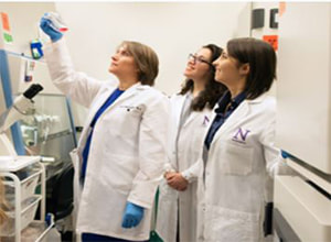Physician scientists in a lab