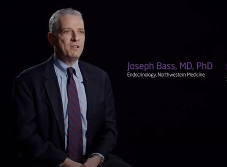 video still of Joseph Bass, MD, PhD 